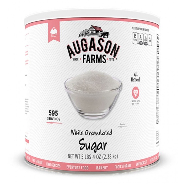 White Granulated Sugar 595 Servings Can-0