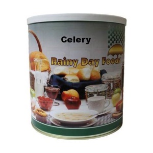 18 oz #10 can of dehydrated celery.