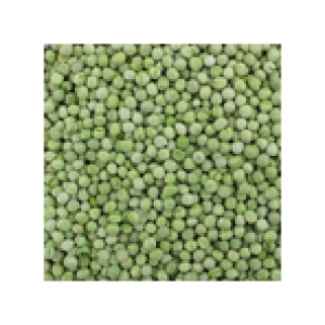 A pile of green peas.