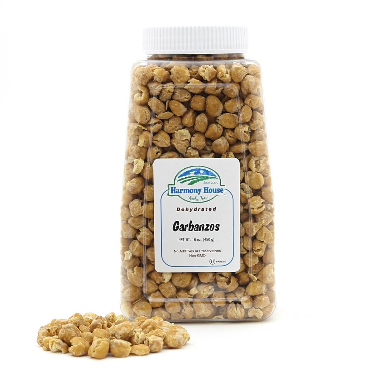 Harmony House Garbanzo Beans (16 oz) – (SHIPS IN 1-2 WEEKS) - PrepSOS.com