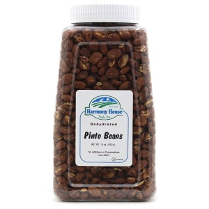 Harmony House Pinto Beans (16 oz) on a white background.