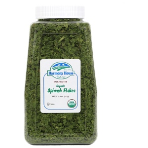 Organic Spinach Leaves Jar.