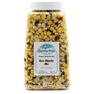Keywords: Harmony House Corn Chowder Mix, white background