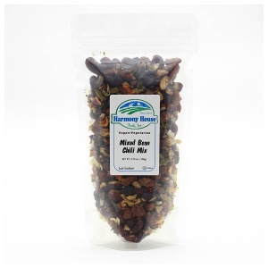 A bag of mixed nuts.