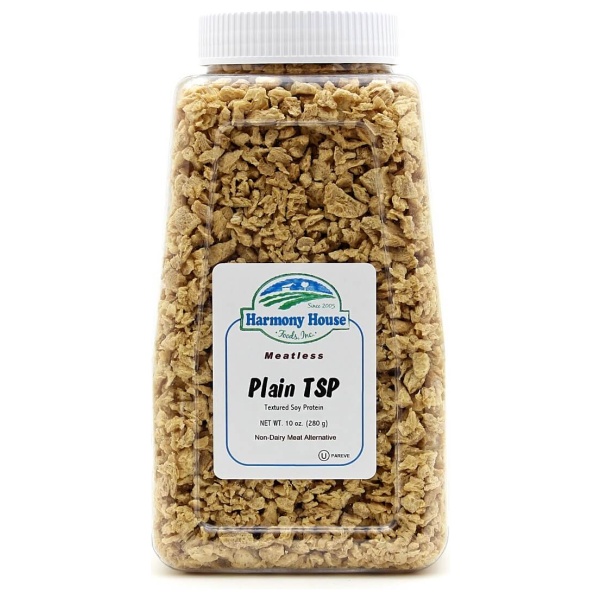 A jar of plain granola on a white background.