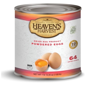 Heaven's Harvest powdered eggs. (Freeze-Dried)