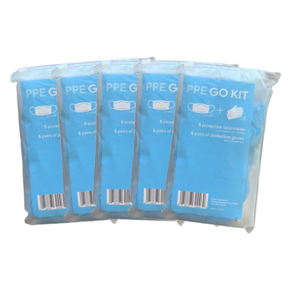 A pack of blue pre-go kits from Frog & Co. on a white background.